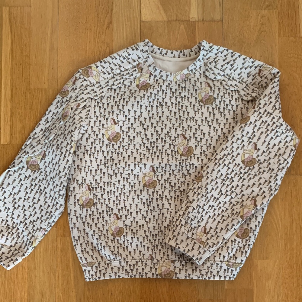 NWOT Playful Patterned Long Sleeve Girls Shirt